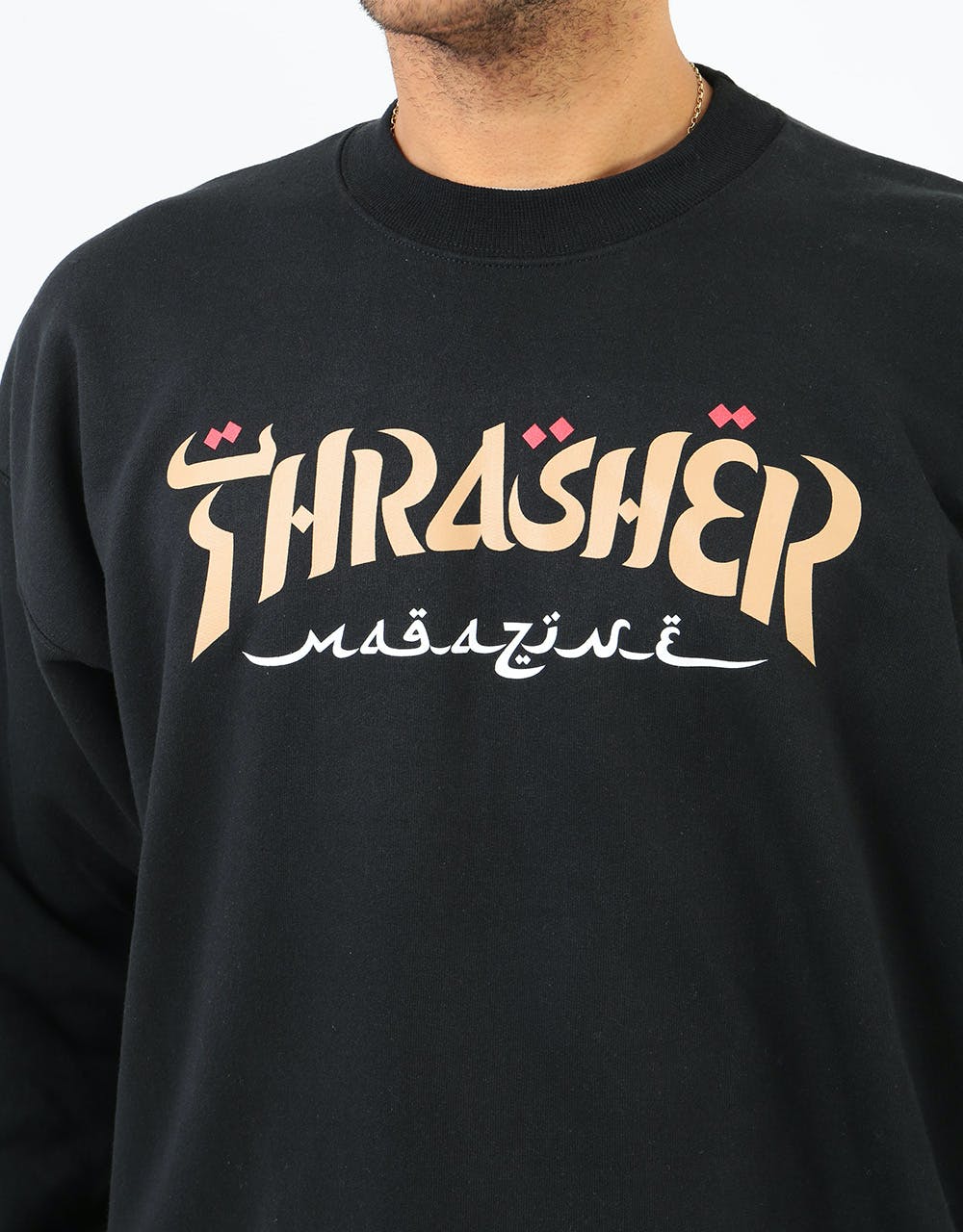 Thrasher Calligraphy Crew - Black