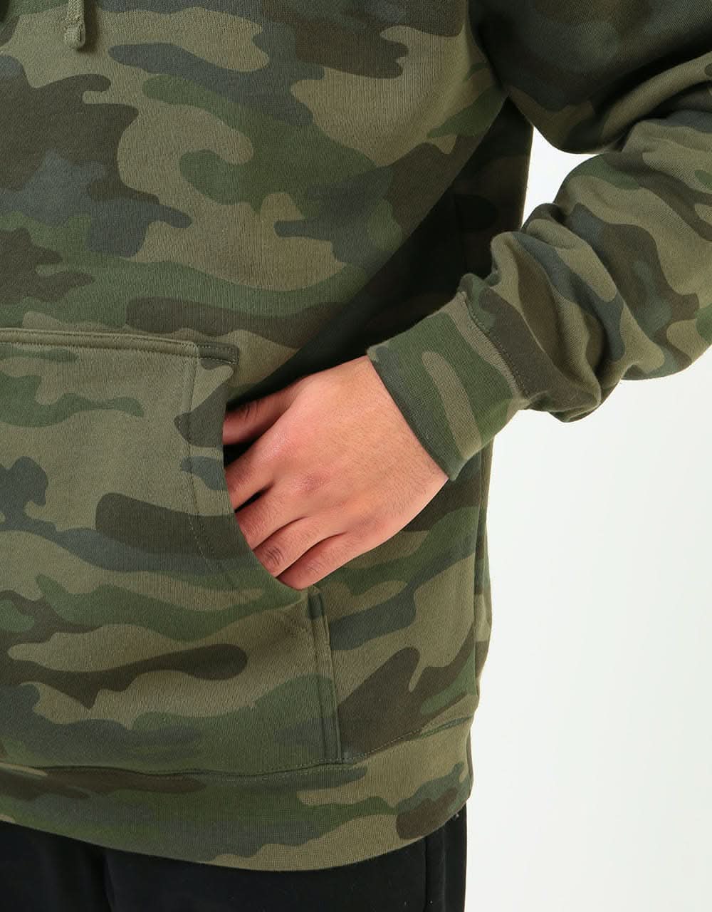 Thrasher Flame Logo Pullover Hoodie - Forest Camo