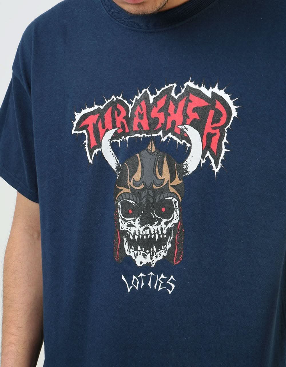 Thrasher Lotties T-Shirt - Navy