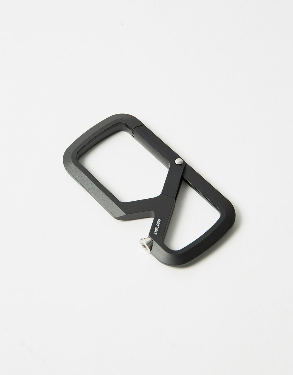 James The Mehlville 'Carabiner' Keychain - Black/Stainless