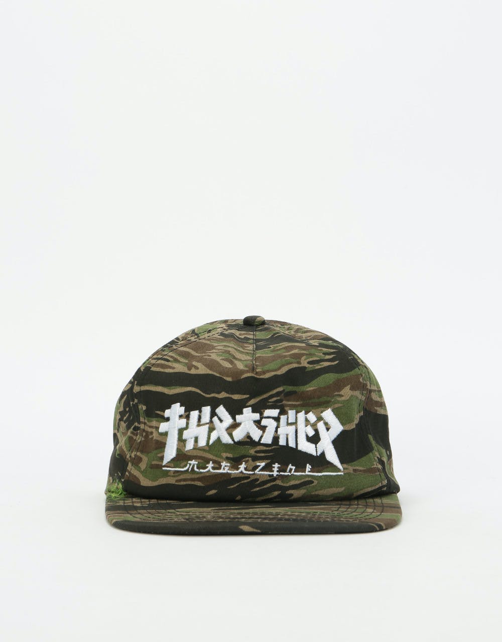 Thrasher Godzilla Snapback Cap - Tiger Camo