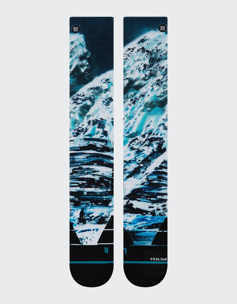Stance x Michael Kagan Blue Yonder Snowboard Socks - Blue