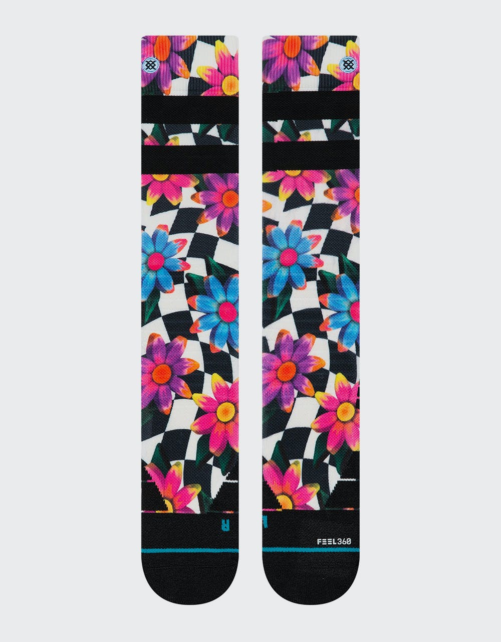 Stance Rave Race Snowboard Socks - Black
