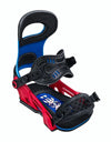 Bent Metal Transfer 2020 Snowboard Bindings - Blue/Red