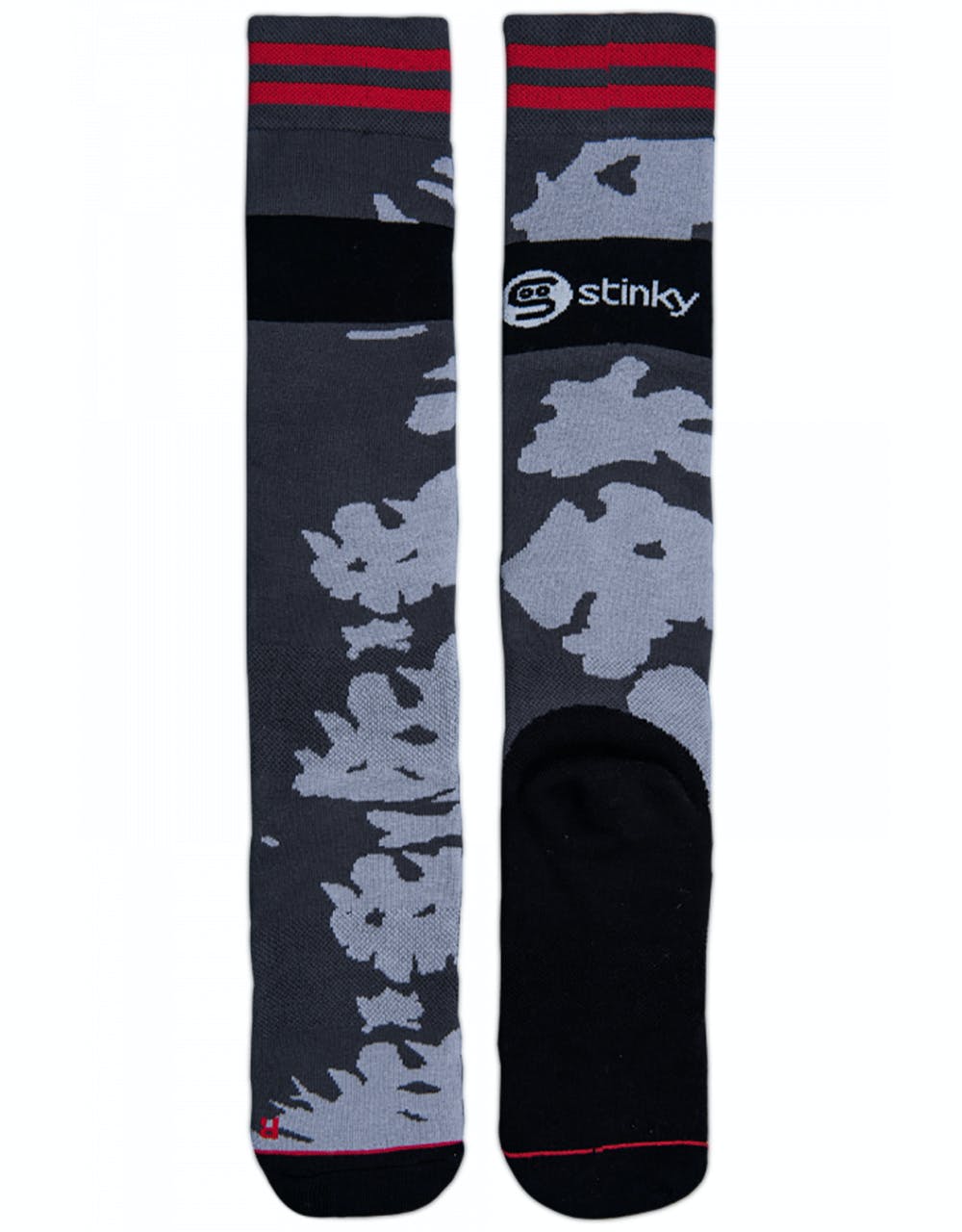 Stinky Moon Snowboard Socks - Black/Moon