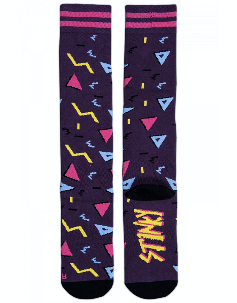 Stinky Purple Snowboard Socks - Purple