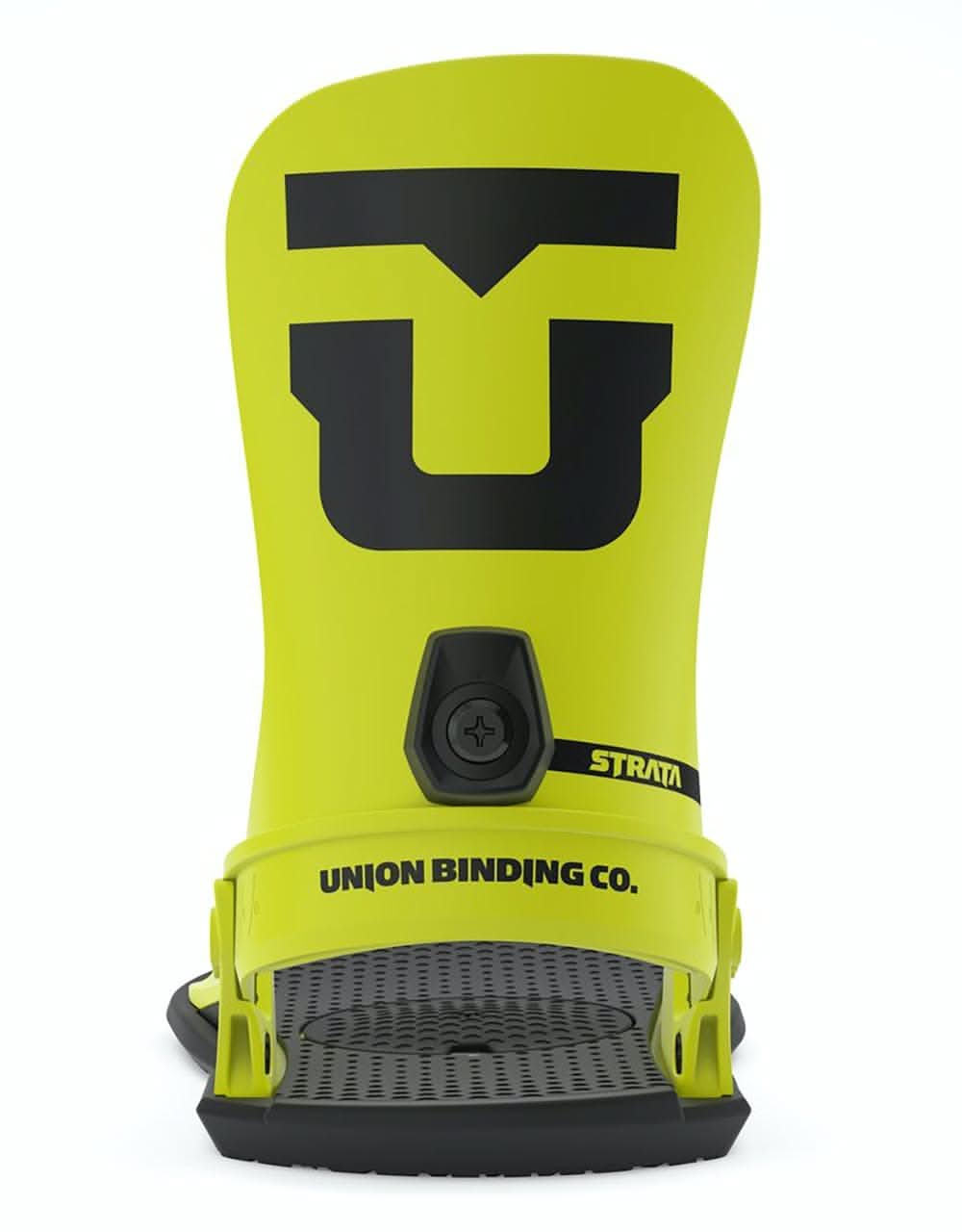 Union Strata 2020 Snowboard Bindings - Hazard Yellow