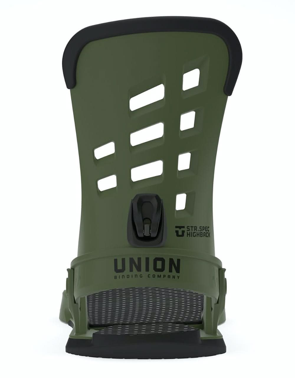 Union STR 2020 Snowboard Bindings - Matte Green