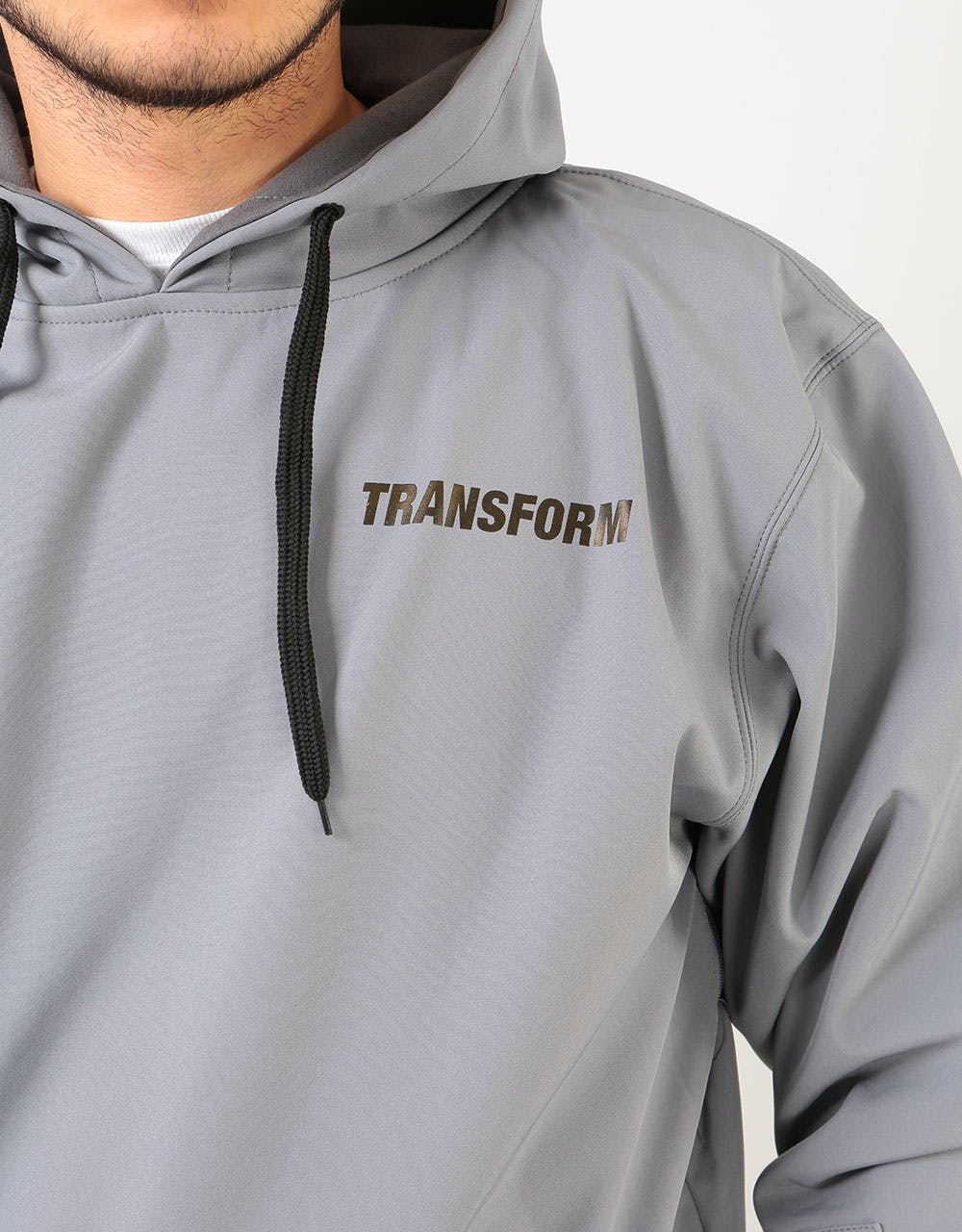 Transform The SE12 Softshell Pullover Hoodie - Grey
