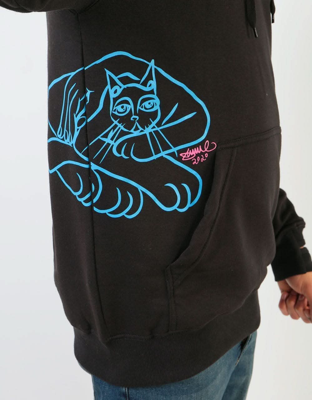 Method x Jamie Lynn Side Hit Pullover Hoodie - Black