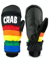 Crab Grab Punch 2020 Snowboard Mitts - Rainbow