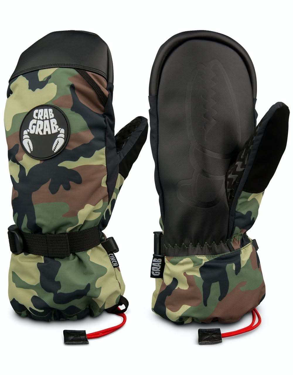 Crab Grab Cinch 2020 Snowboard Mitts Classic Camo