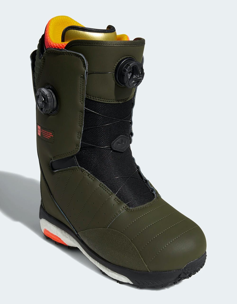 Adidas Acerra 3ST ADV 2020 Snowboard Boots - Night Cargo/Black/Red
