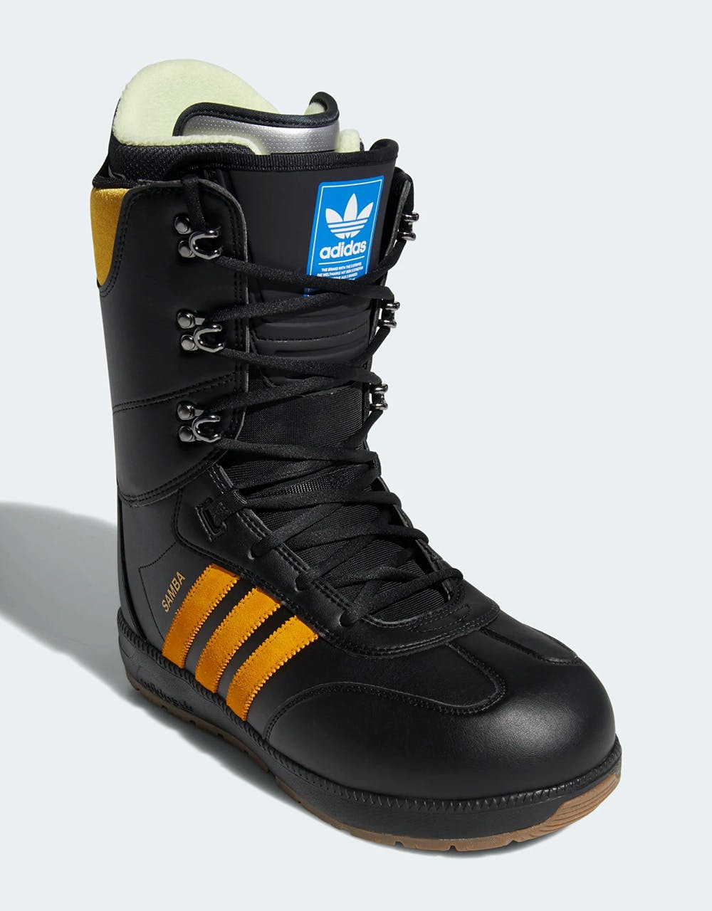 Adidas Samba ADV 2020 Snowboard Boots - Core Black/Collegiate Gold/Gum
