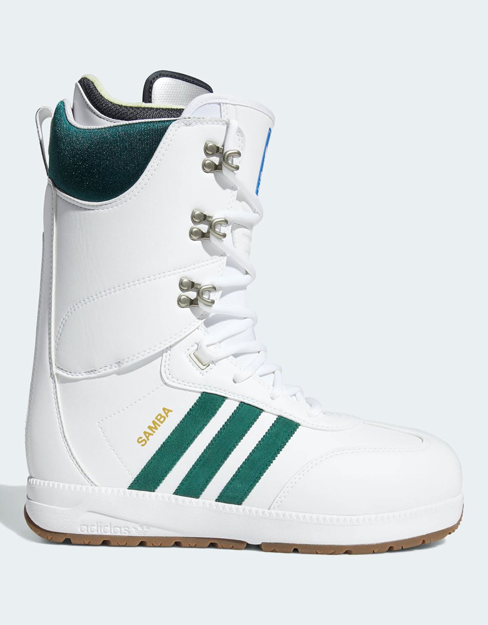 Adidas Samba ADV 2020 Snowboard Boots - White/Collegiate Green/Gum