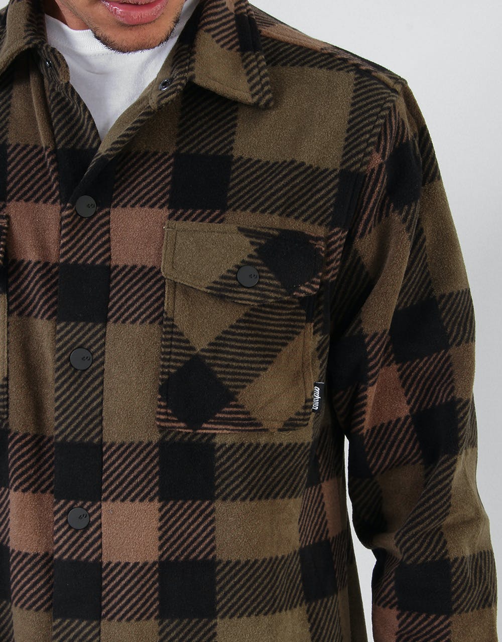 ThirtyTwo Rest Stop L/S Fleece Shirt - Army