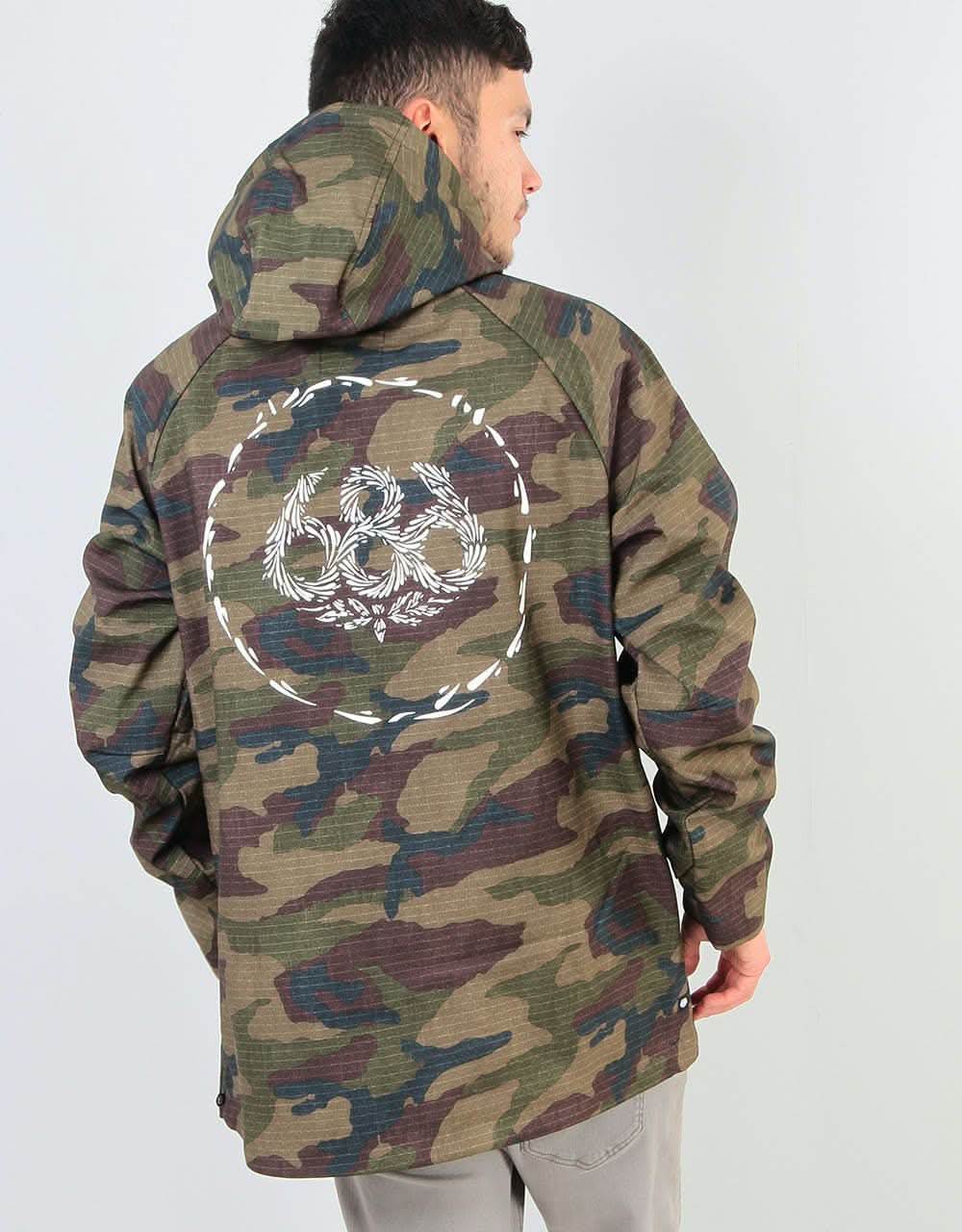 686 Waterproof Pullover Hoodie - Dark Camo