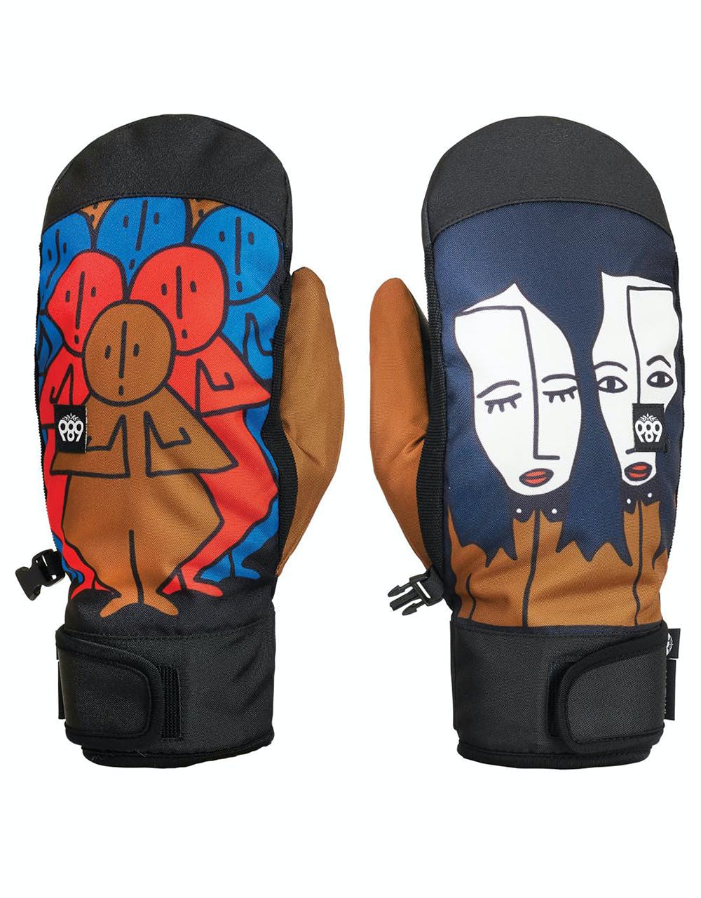 686 x Forest Bailey Mountain 2020 Snowboard Mitts - Forest
