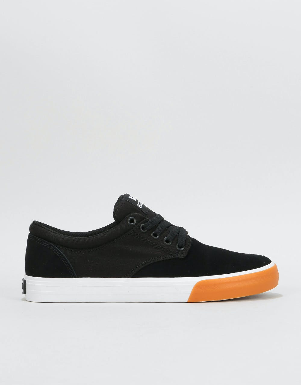 Supra Chino Skate Shoes - Black/White-Gum