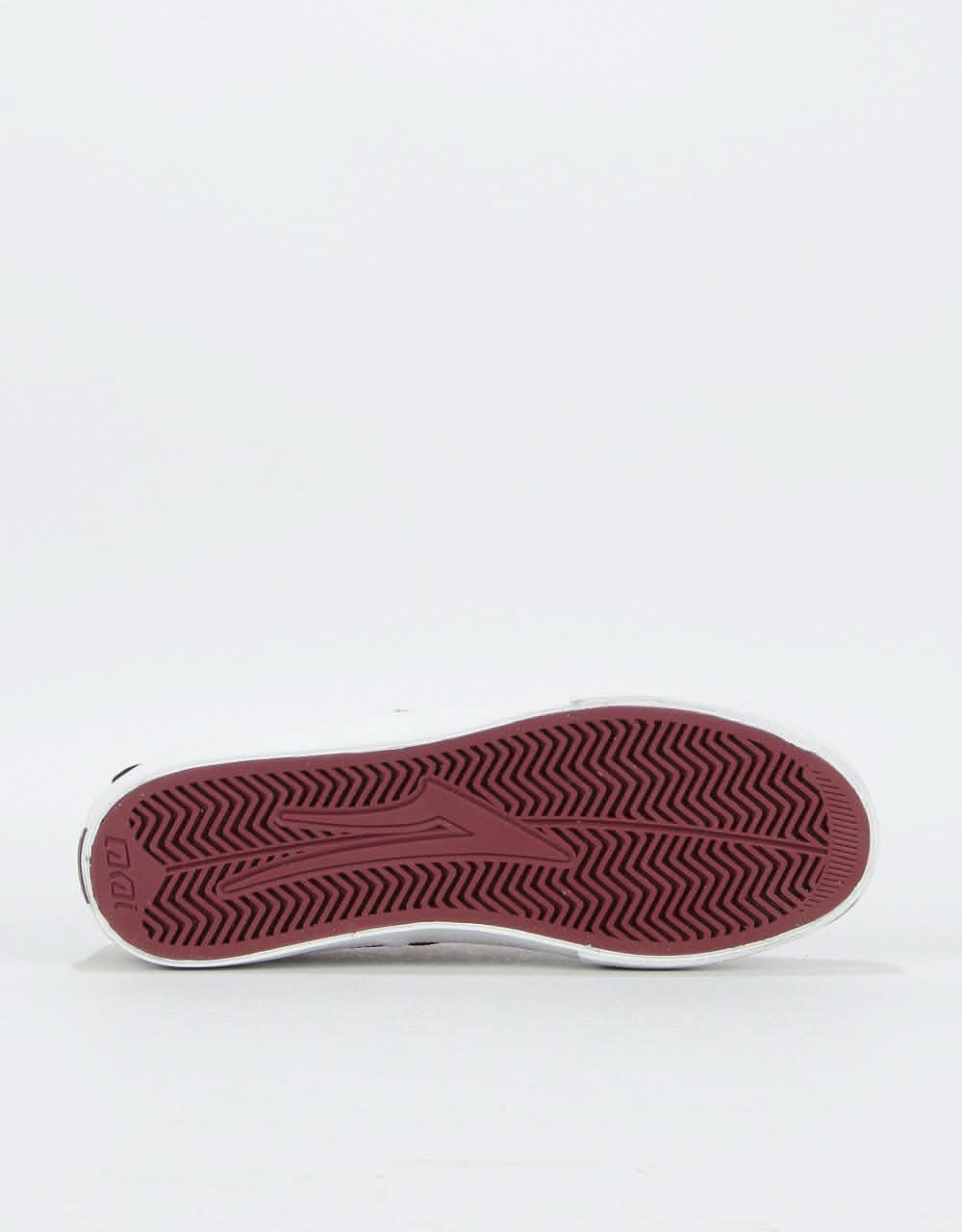 Lakai Daly Skate Shoes - Burgundy Textile