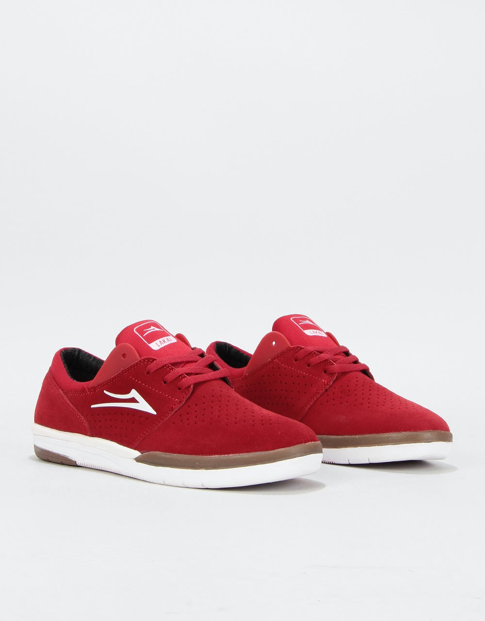 Lakai Fremont Skate Shoes - Red Suede