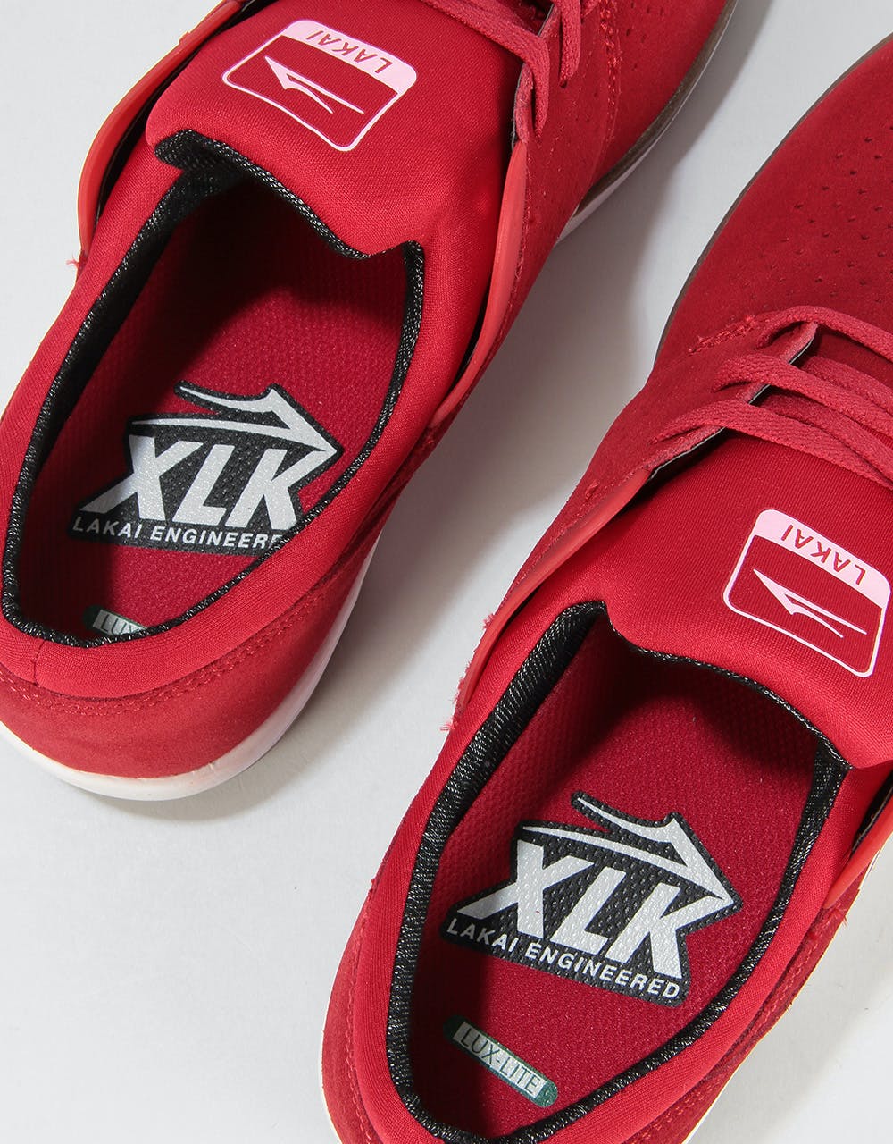 Lakai Fremont Skate Shoes - Red Suede