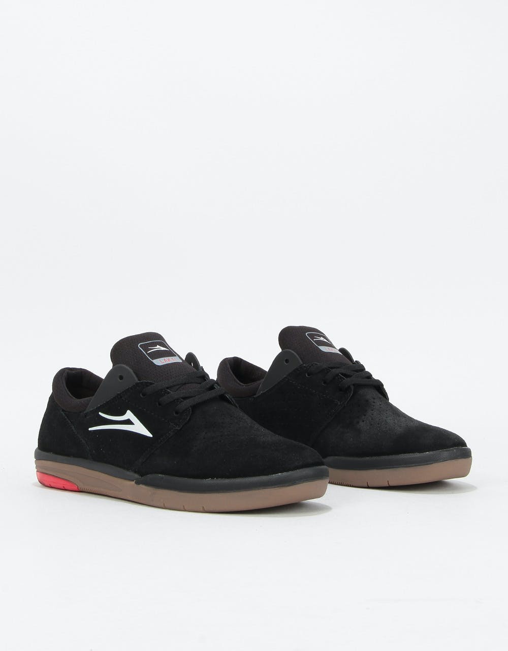 Lakai Fremont Skate Shoes - Black/Gum Suede