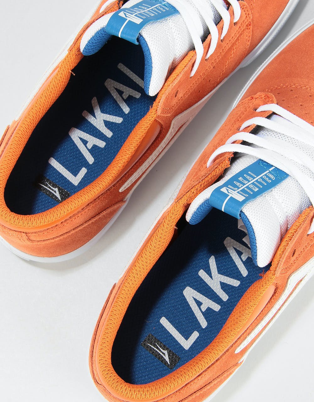 Lakai Griffin Skate Shoes - Orange Suede