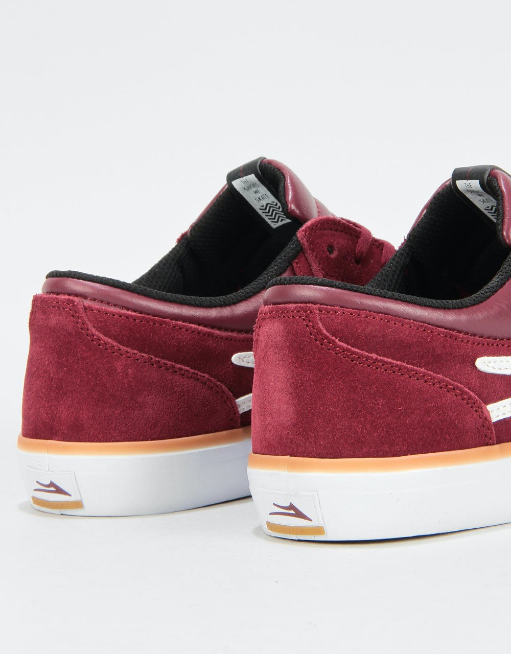 Lakai Griffin Skate Shoes - Burgundy Suede