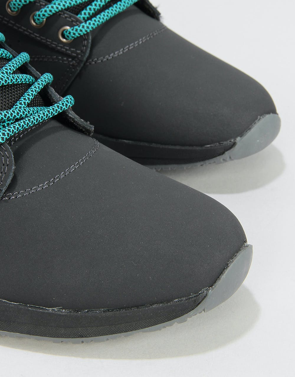 Lakai Griffin Mid WT Skate Shoes - Charcoal Nubuck