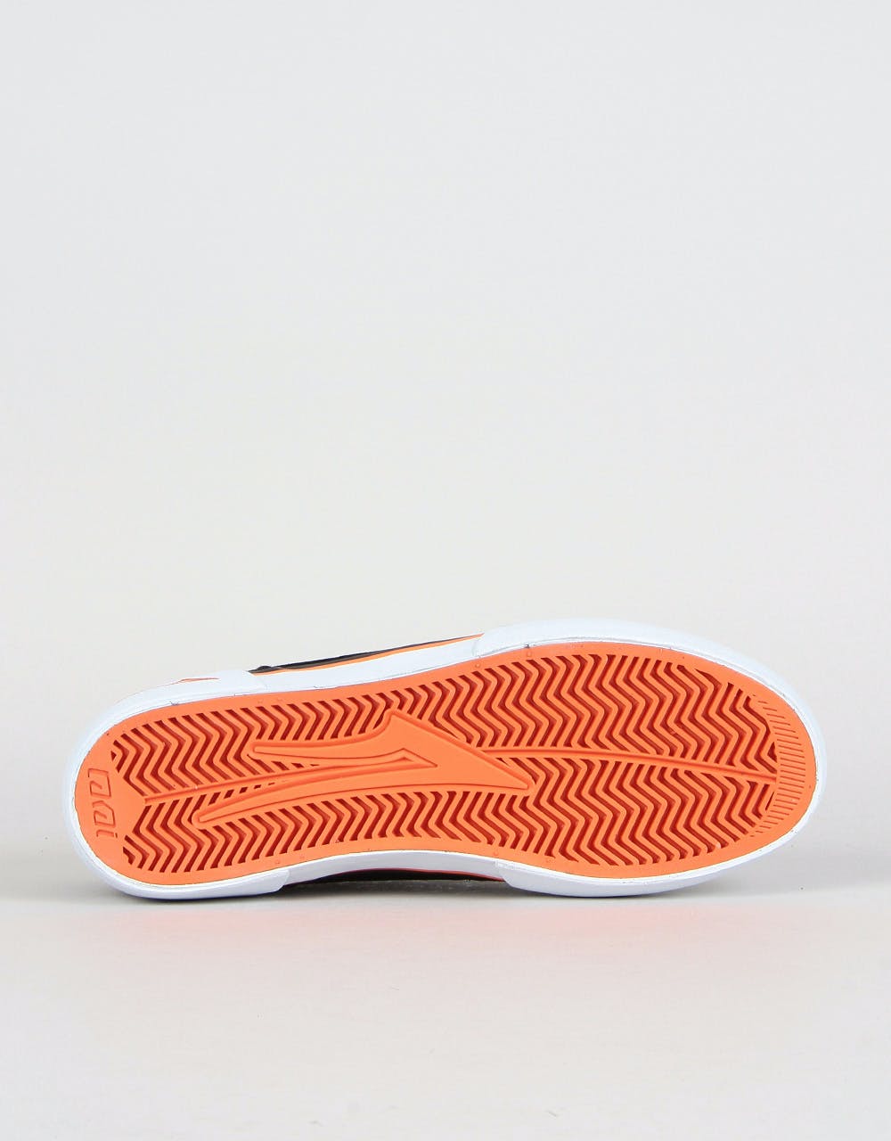 Lakai Staple Skate Shoes - Black/Orange Suede