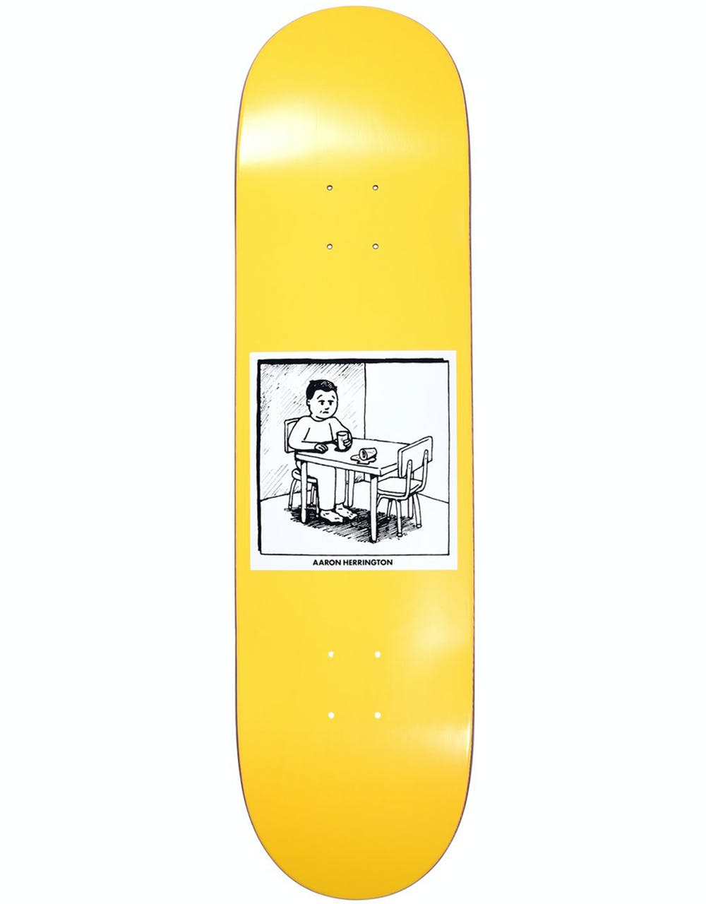 Polar Herrington Spilled Milk Skateboard Deck - 8.5"