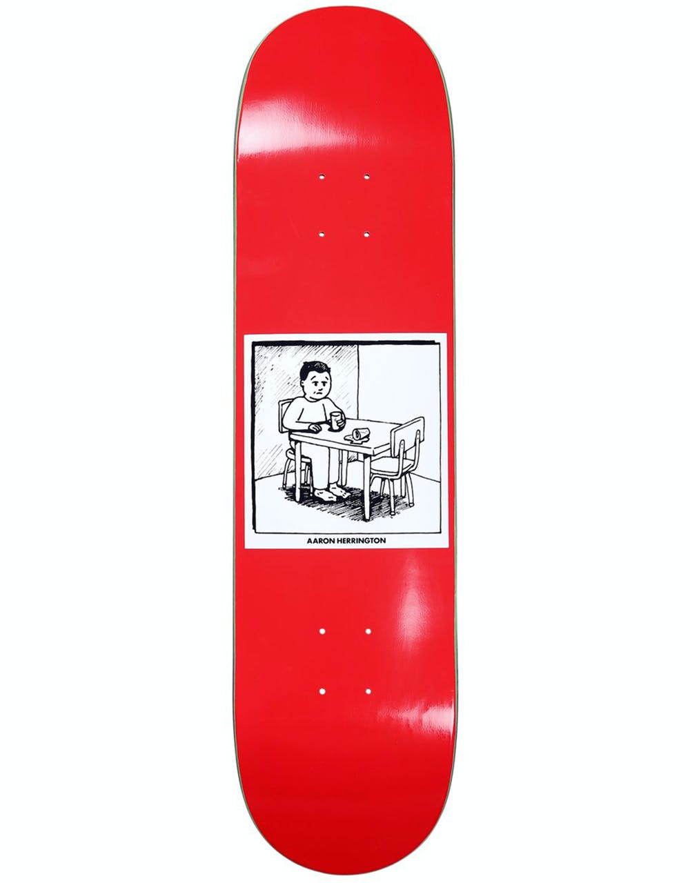 Polar Herrington Spilled Milk Skateboard Deck - 8"