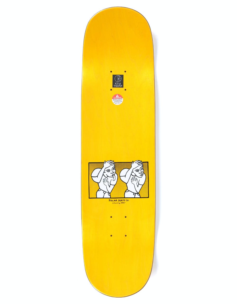 Polar Boserio Double Head Skateboard Deck - P2 Shape 8.5"