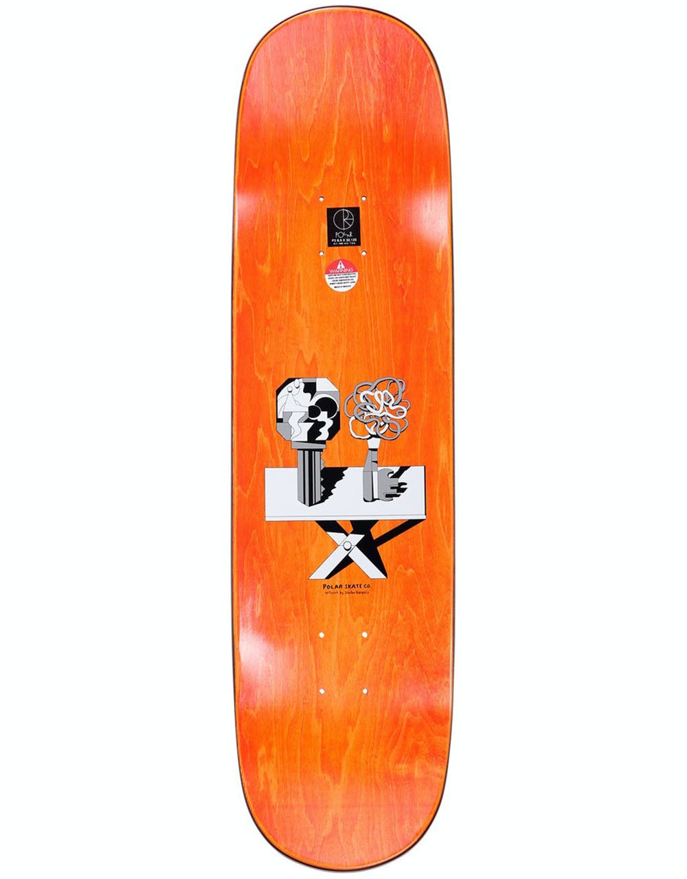 Polar Rozenberg Key Skateboard Deck - P2 Shape 8.5"