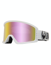 Dragon DX3 OTG Snowboard Goggles - White/LUMALENS® Pink Ion