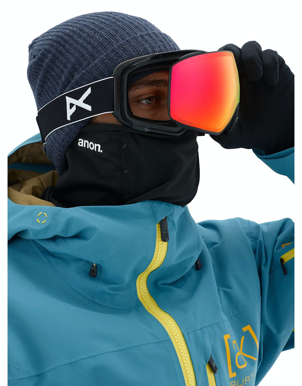 Anon M4 Toric MFI® Snowboard Goggles - Black/Sonar Red