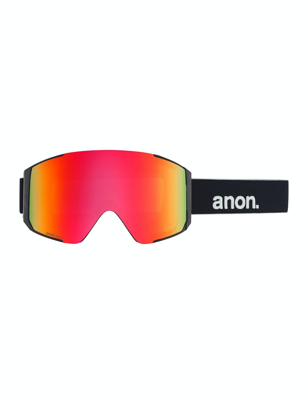 Anon Sync Snowboard Goggles - Black/Sonar Red