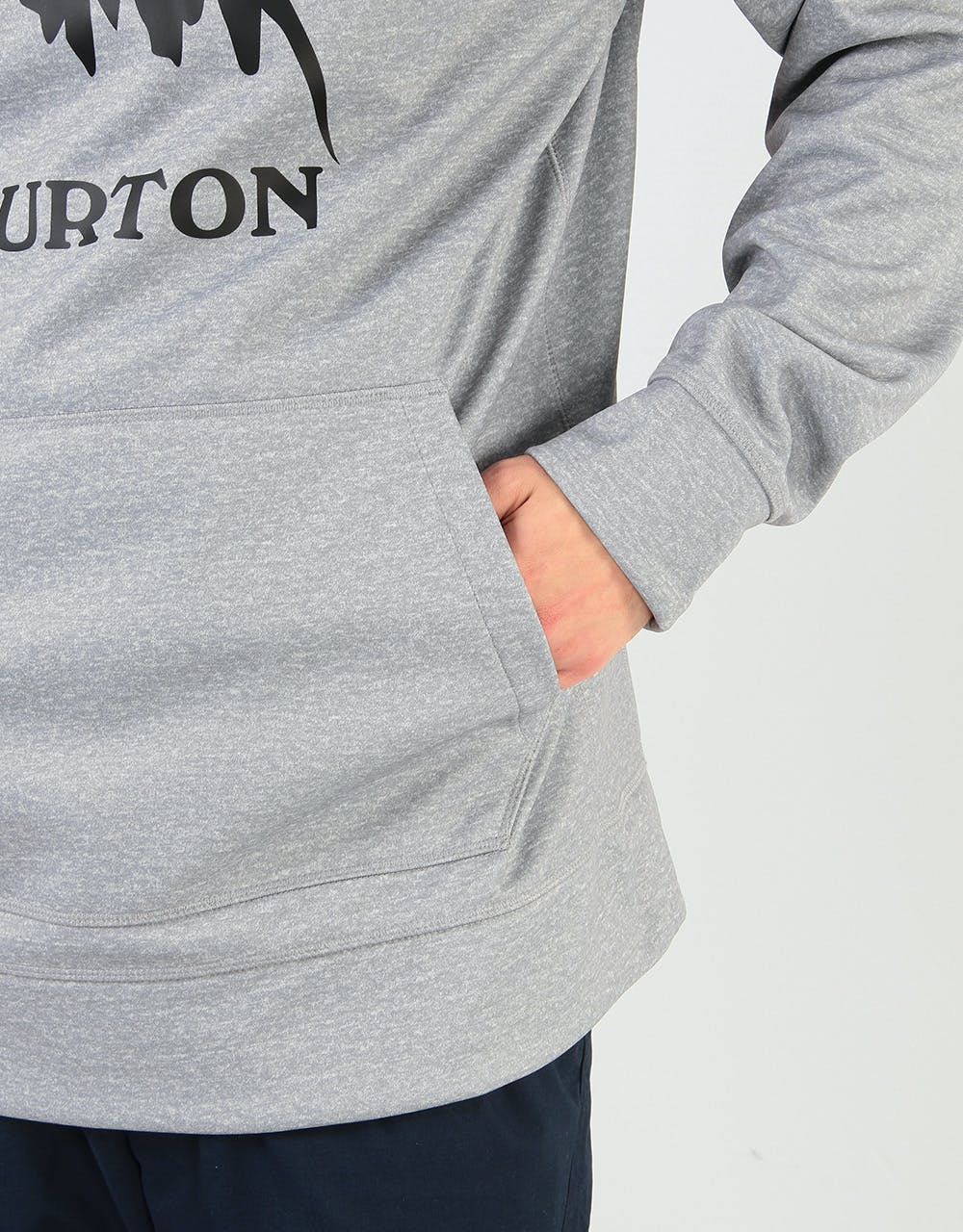 Burton Crown Bonded Pullover Hoodie - Grey Heather