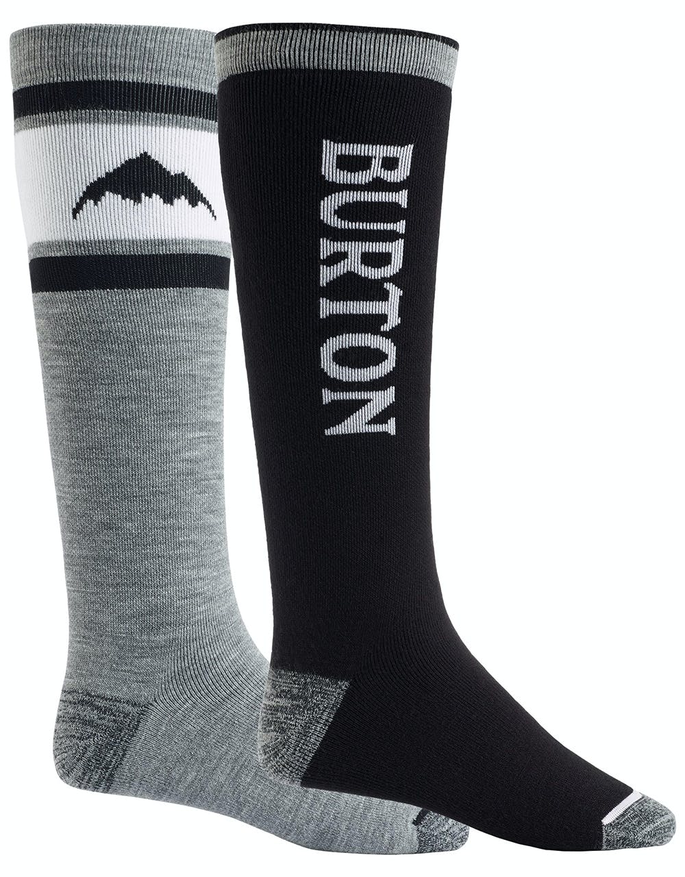 Burton Weekend Midweight 2 Pack Snowbard Socks - True Black