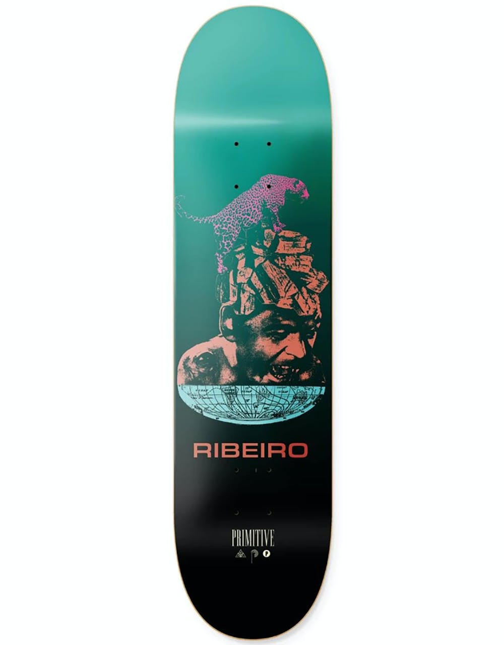 Primitive Ribeiro Equator Skateboard Deck - 8"