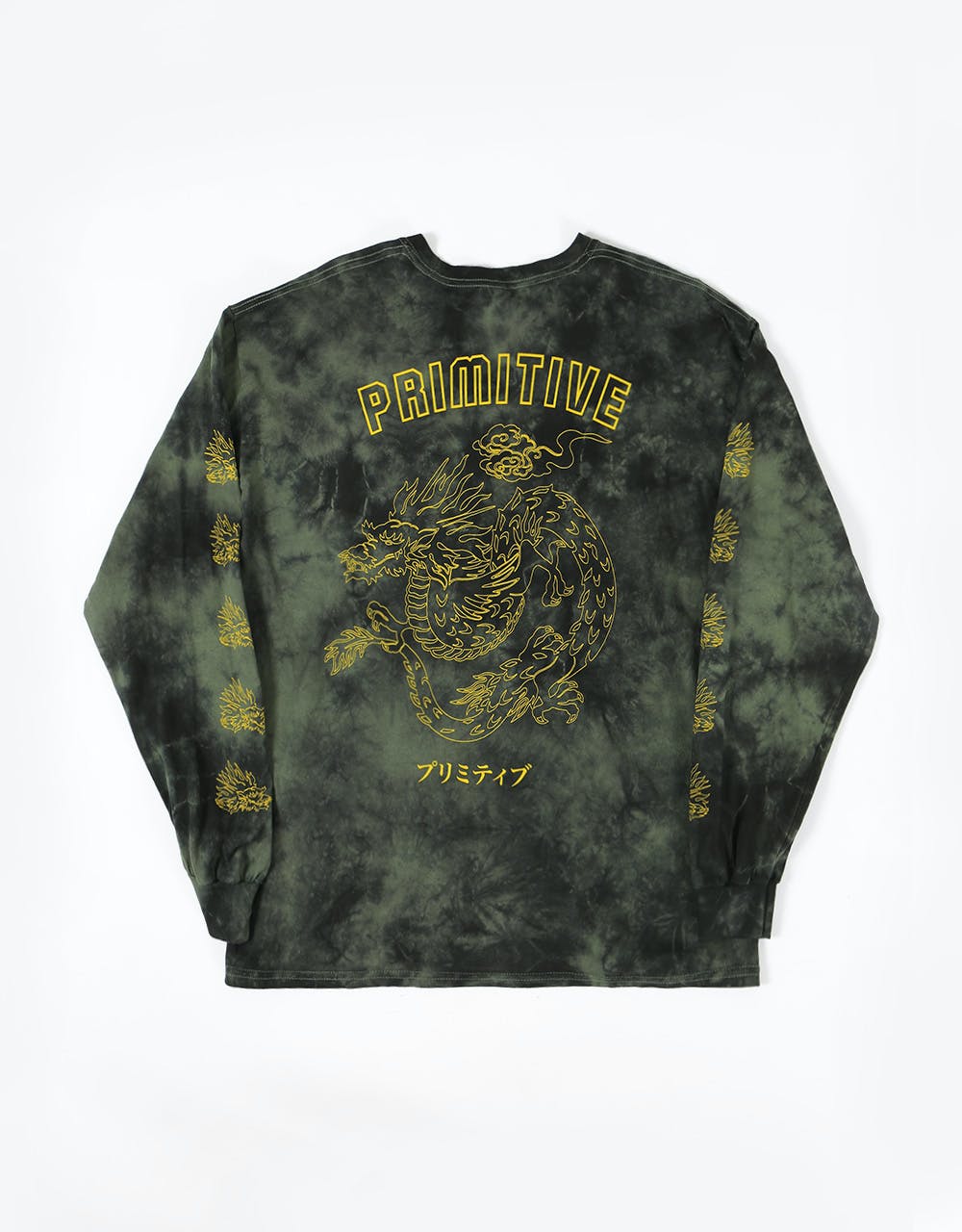 Primitive Dynasty L/S T-Shirt - Military Green Black