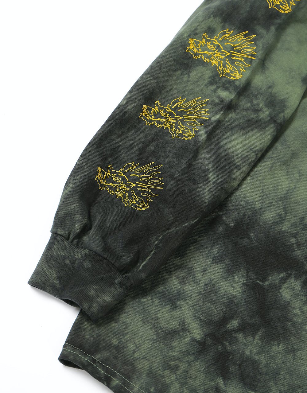 Primitive Dynasty L/S T-Shirt - Military Green Black