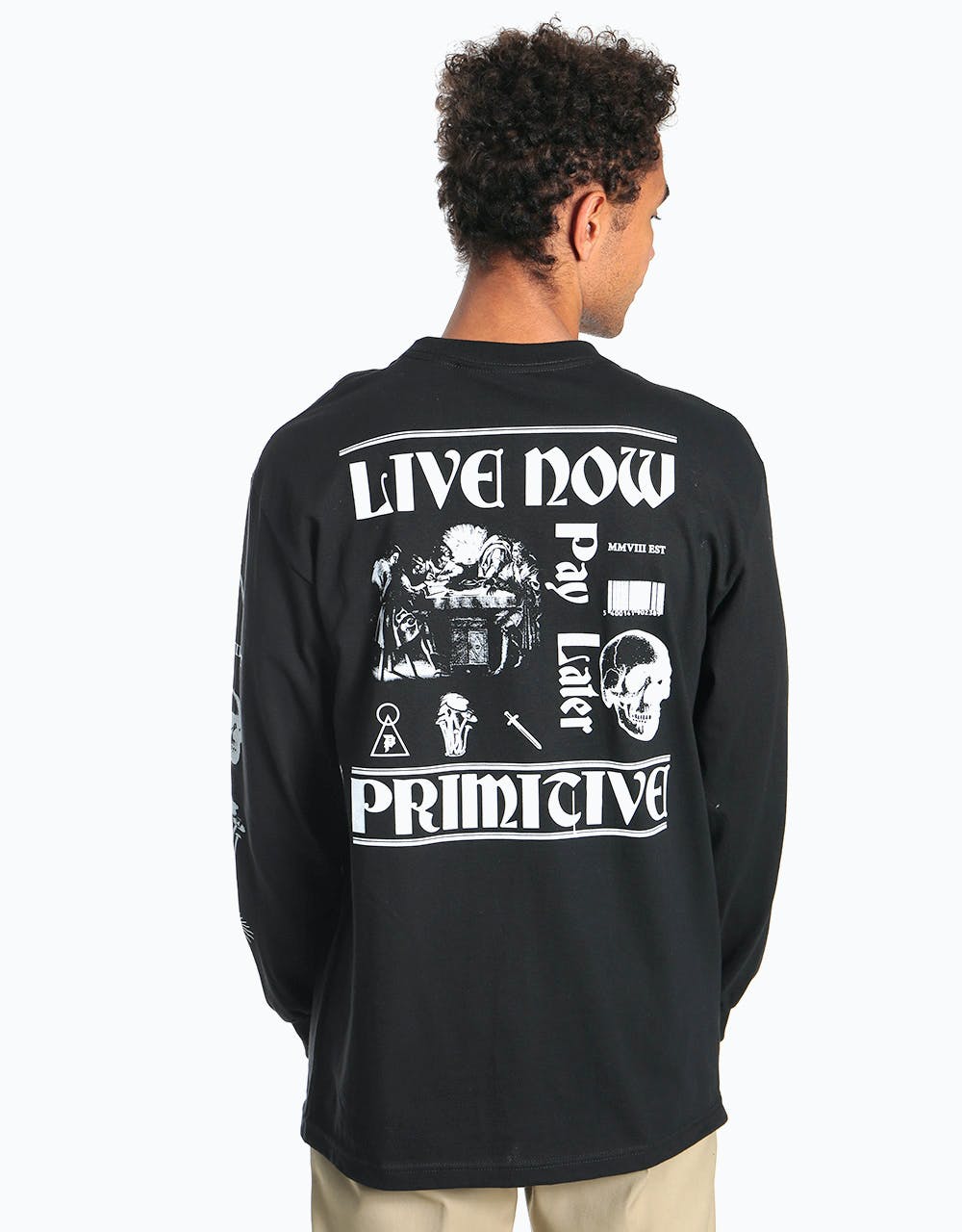 Primitive Founders L/S T-Shirt - Black