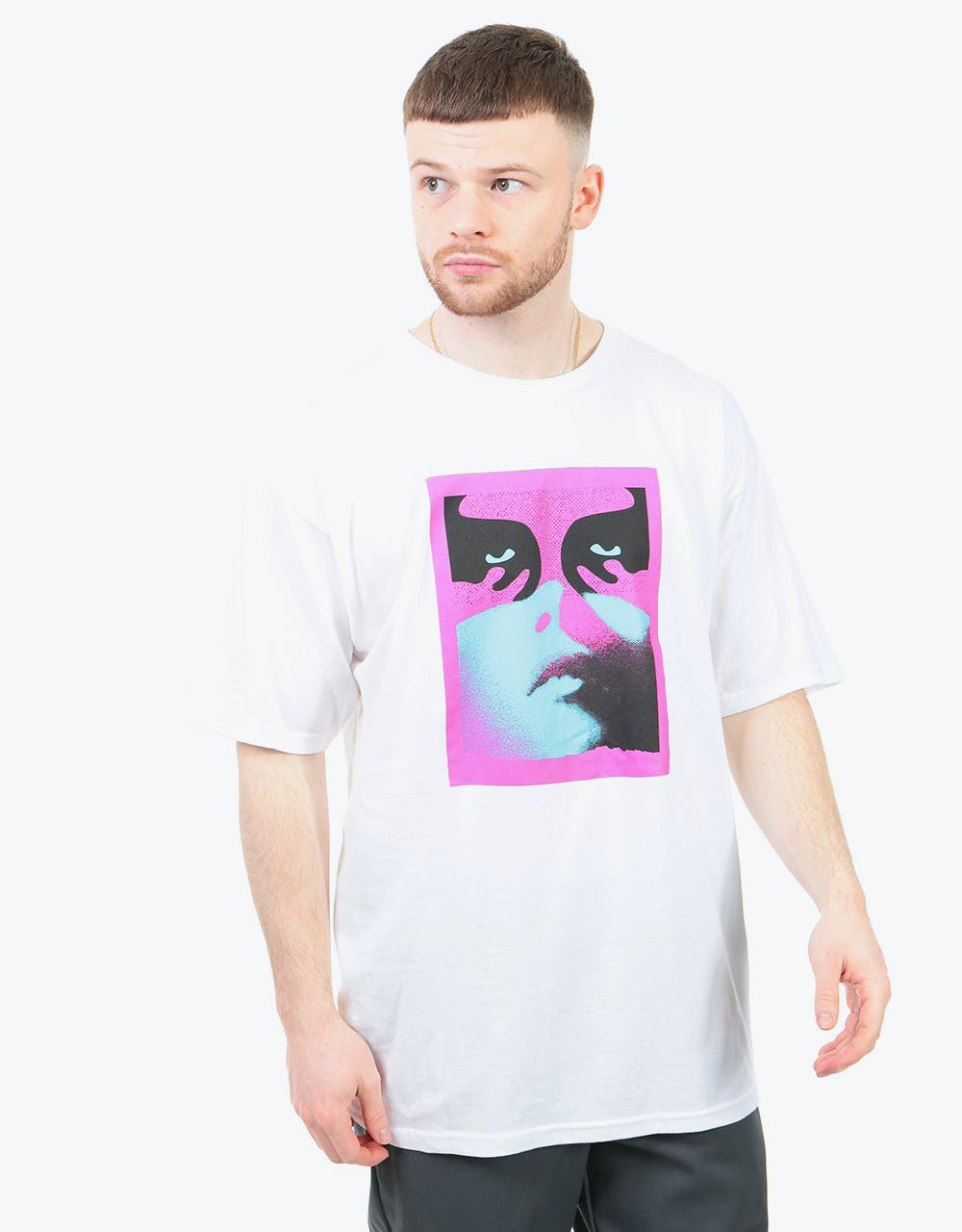 Obey Noir Woman Icon T-Shirt - White
