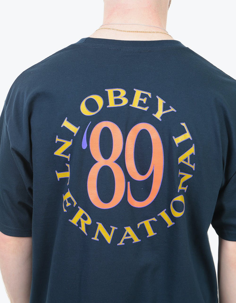 Obey International '89 T-Shirt - Navy