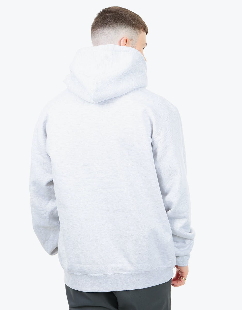 Obey Exclamation Point Pullover Hoodie - Heather Ash