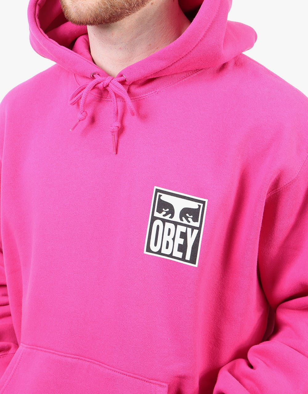 Obey Eyes Icon 2 Pullover Hoodie - Magenta