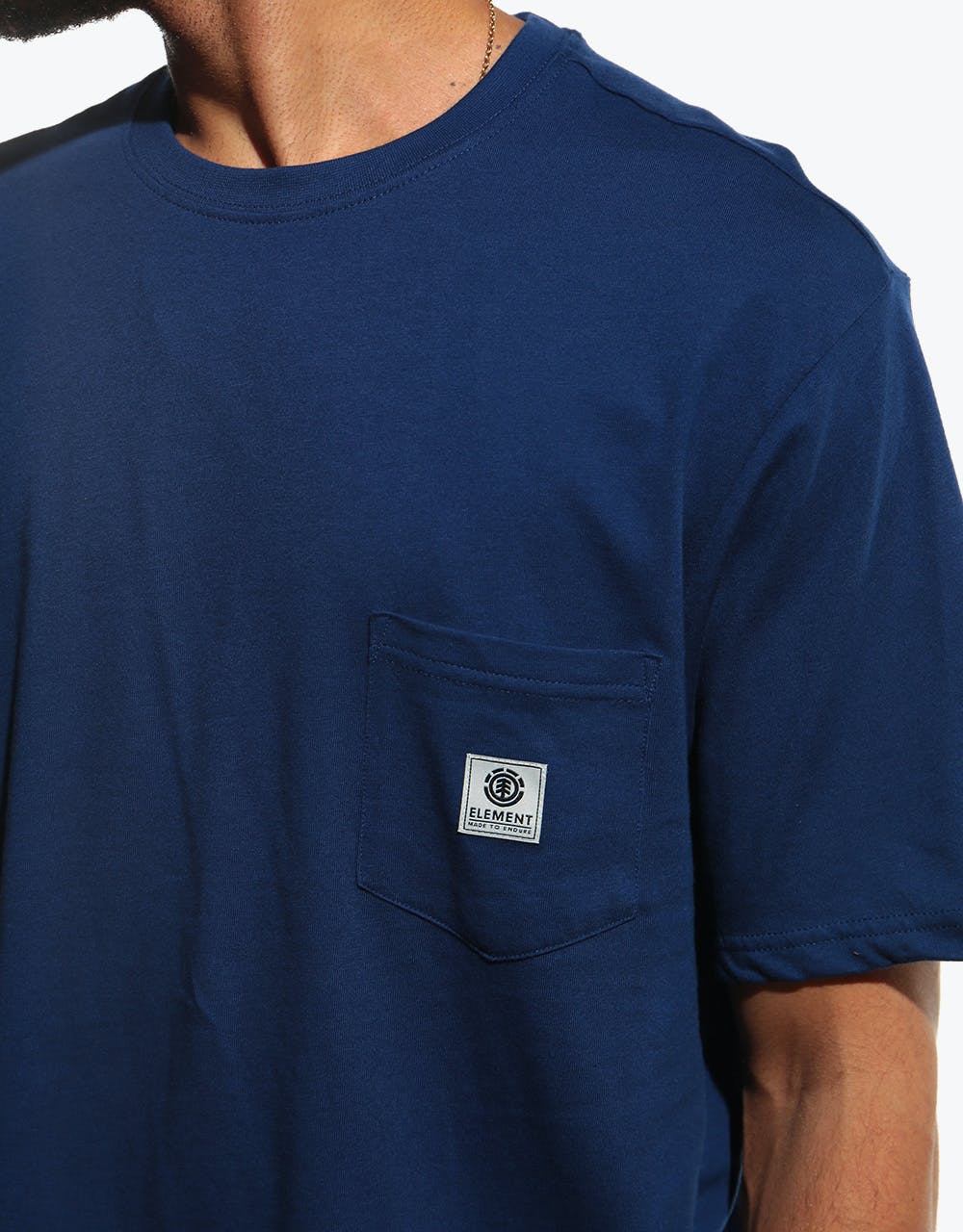 Element Basic Pocket Label T-Shirt - Blue Depths
