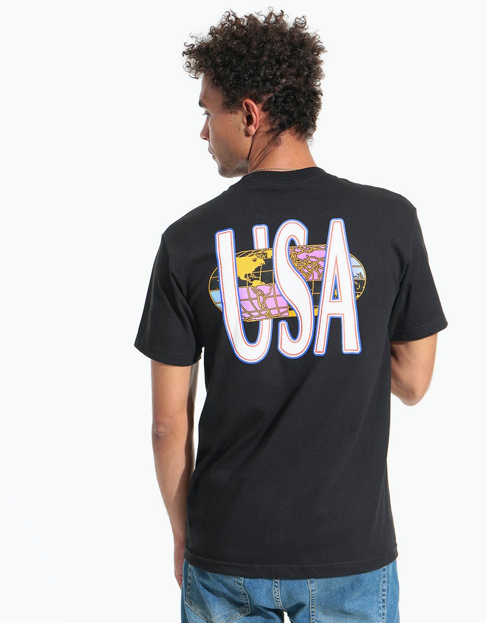 HUF Quake USA T-Shirt - Black